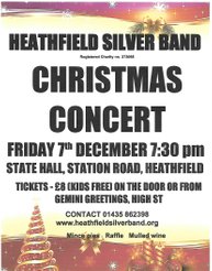 Heathfield Silver Band Christmas Concert