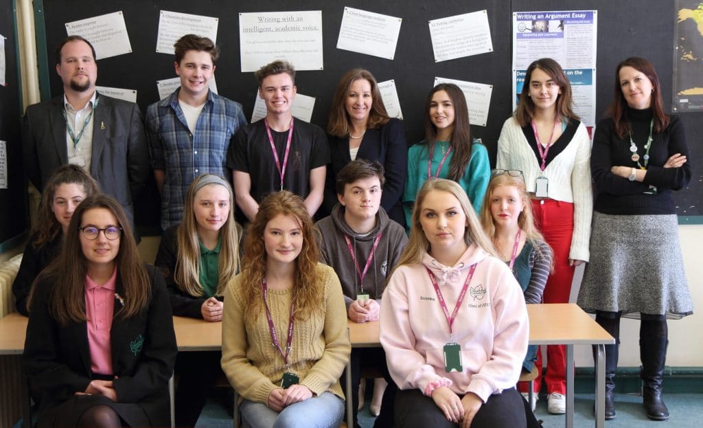 group of students and teachers