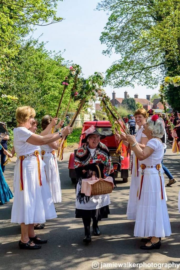 people doing traditional dance