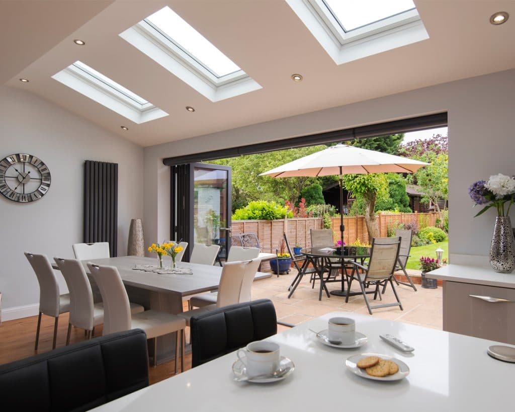 Bi-fold doors by County Windows