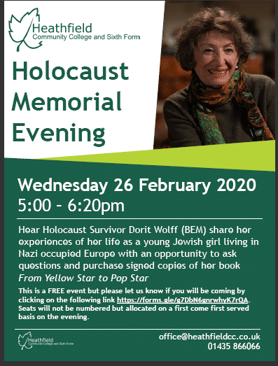 Dorit Wolff - shares her memories of the holocaust