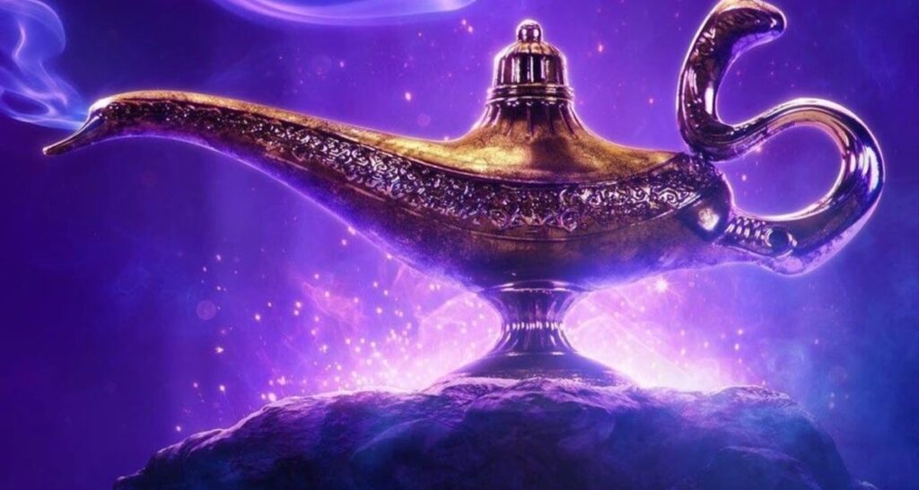 Genie lamp from Aladdin