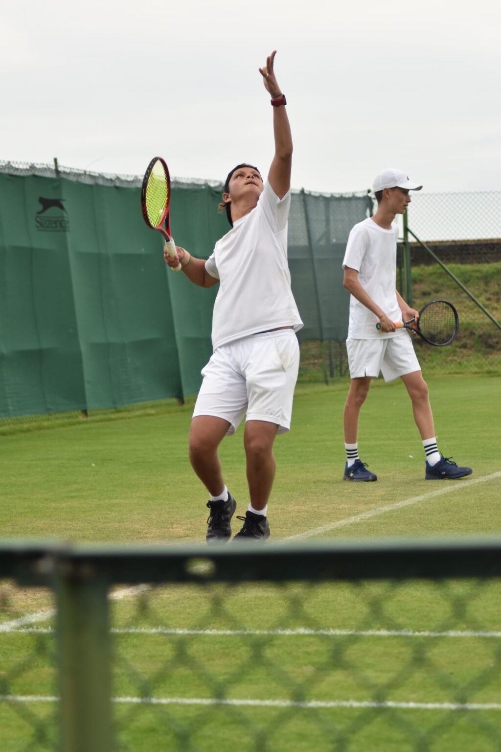 Success for Cross in Hand Tennis Club's junior doubles duo The