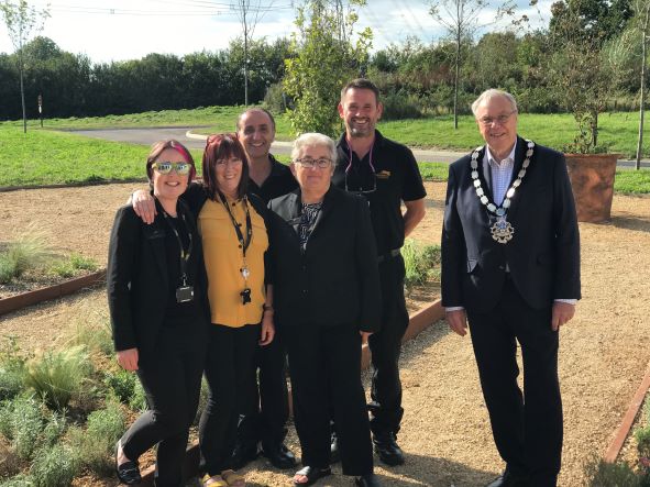 staff at the crematorium open day