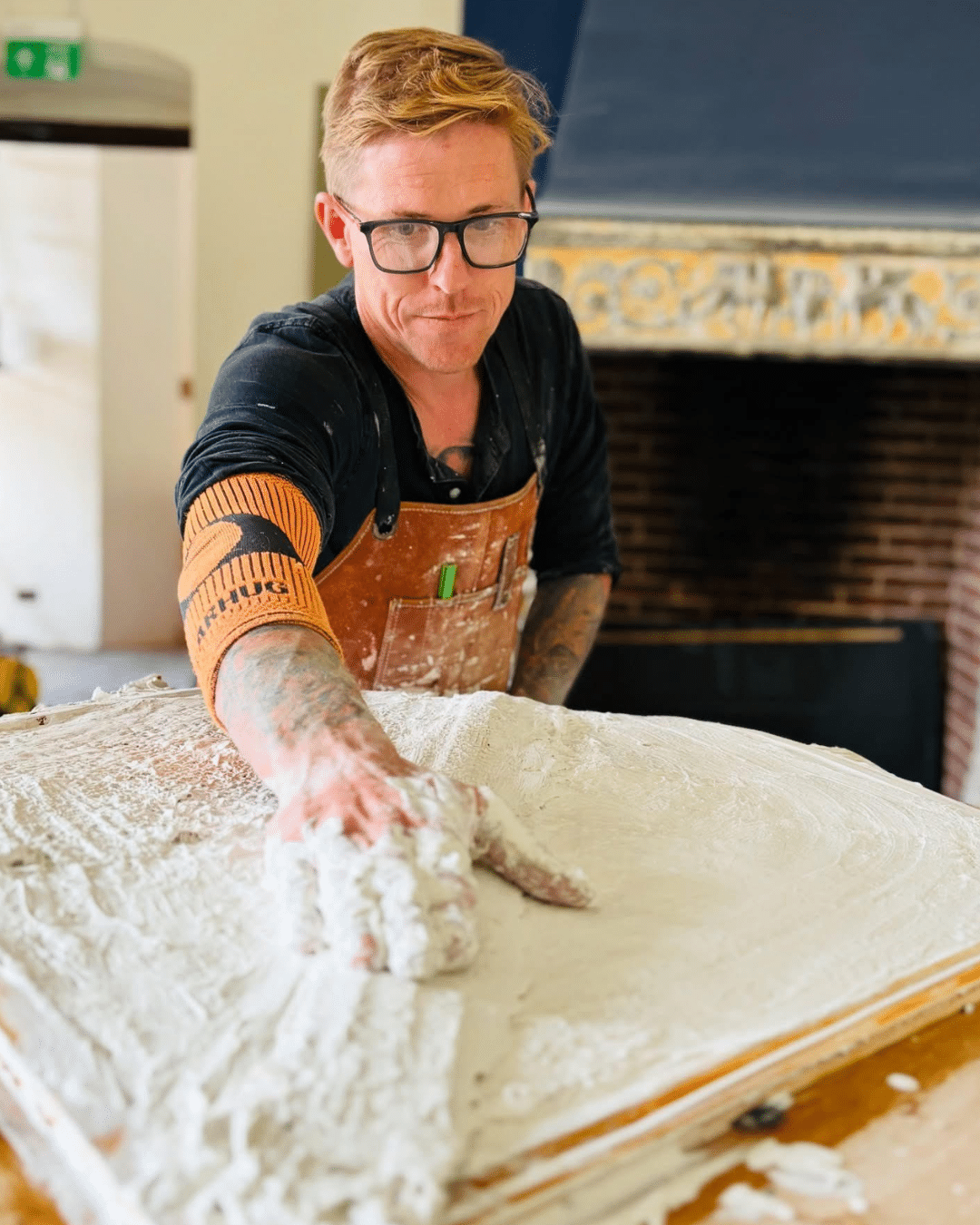 Learn plasterwork techniques from one of the Hertmonceux Castle restorers